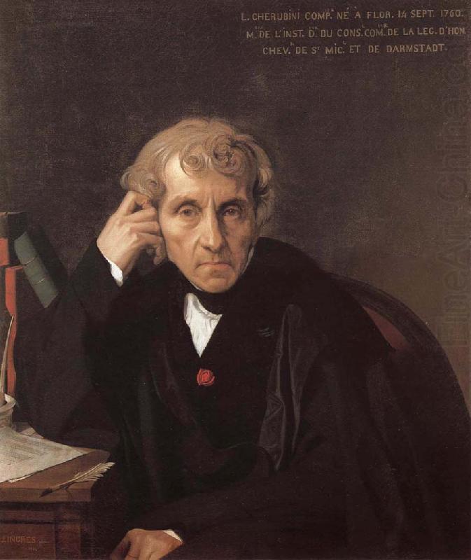 Portrait of old man, Jean-Auguste Dominique Ingres